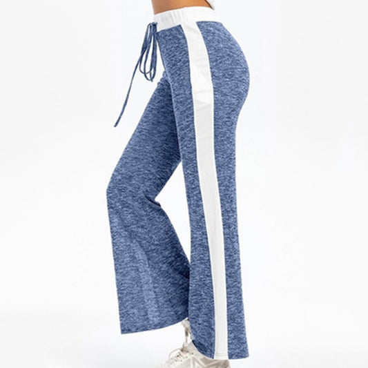 Fashion Loose Lace-up Printed Pants